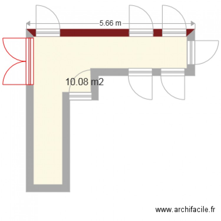 laffrerie. Plan de 0 pièce et 0 m2