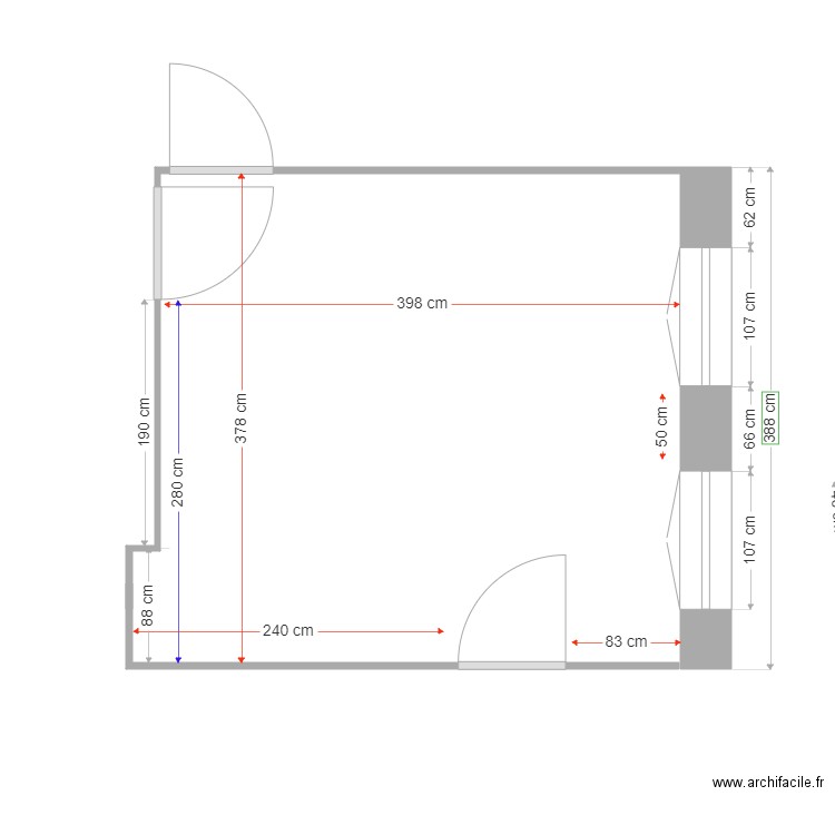 cuisine Léontine. Plan de 0 pièce et 0 m2