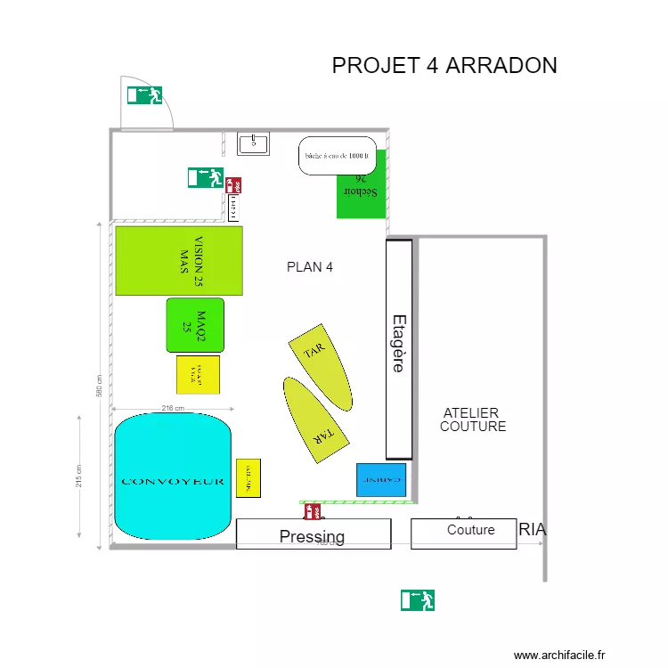 PROJET 4 SUPER U ARRADON. Plan de 