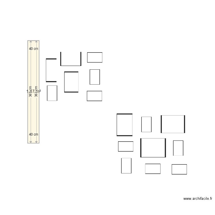 PASSE PARTOUT AC. Plan de 1 pièce et 1 m2