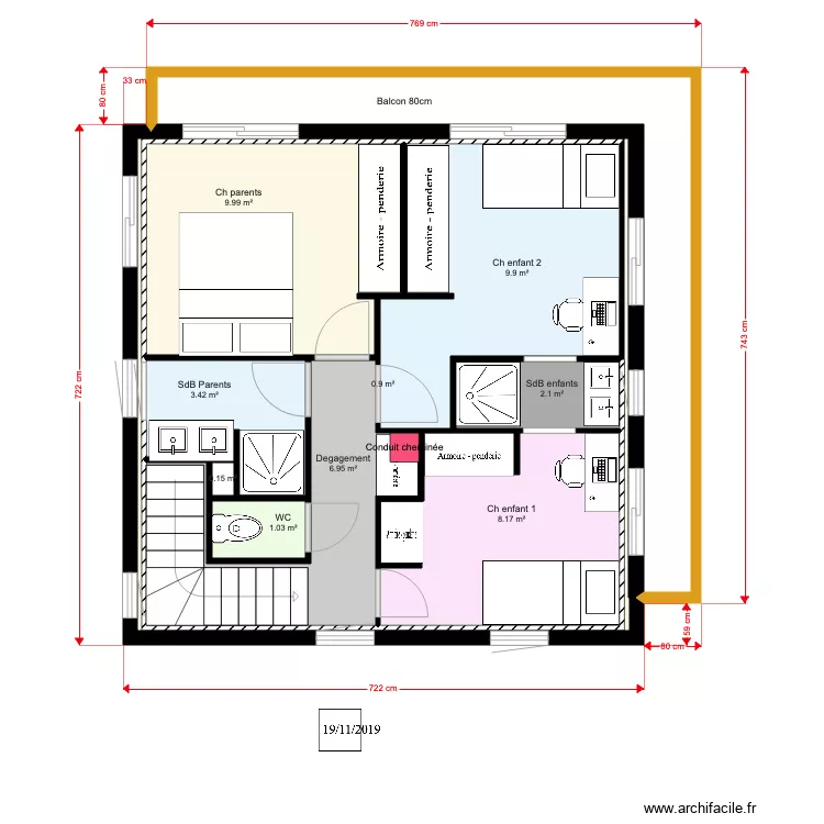 Cost2 Etage V5. Plan de 