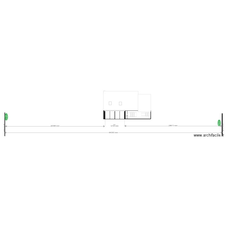 coupe paysagere. Plan de 0 pièce et 0 m2