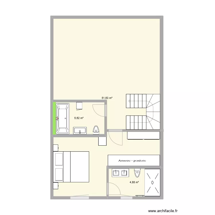 F&eacute;tigny &eacute;tage. Plan de 