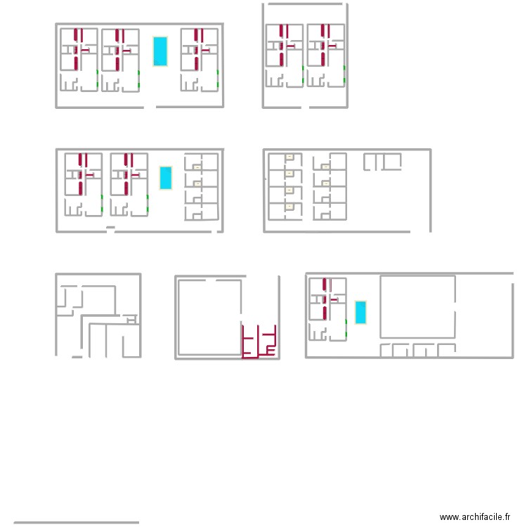 SUNRISE LIFE ABOISSO. Plan de 26 pièces et 36 m2