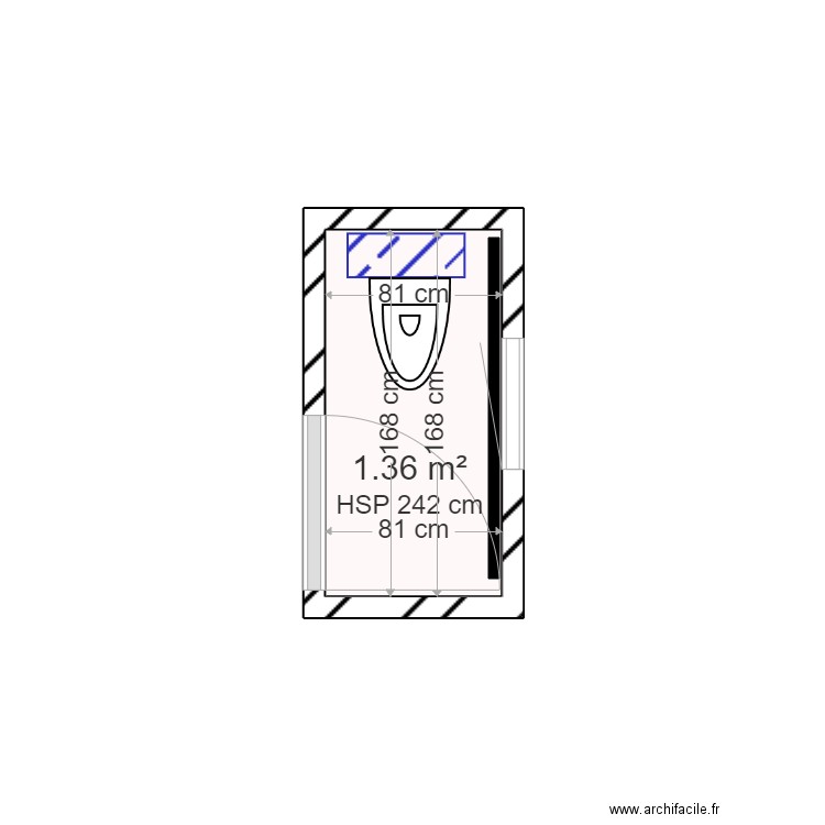 BURTIN WC. Plan de 0 pièce et 0 m2