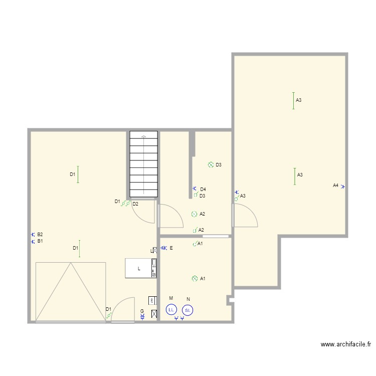 phil cave. Plan de 0 pièce et 0 m2