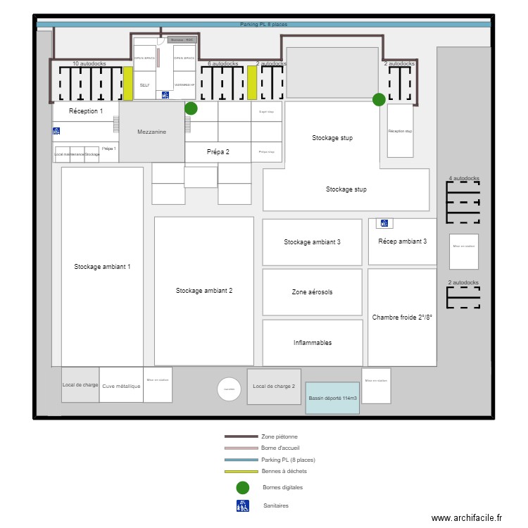 Plan Moussy. Plan de 1 pièce et 703 m2