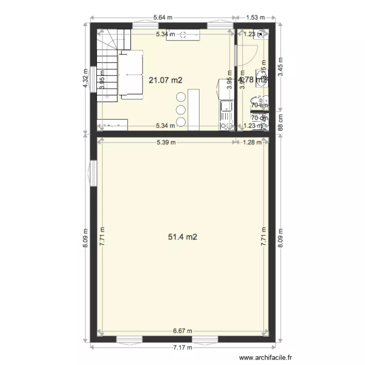 Wirth  studio 3. Plan de 
