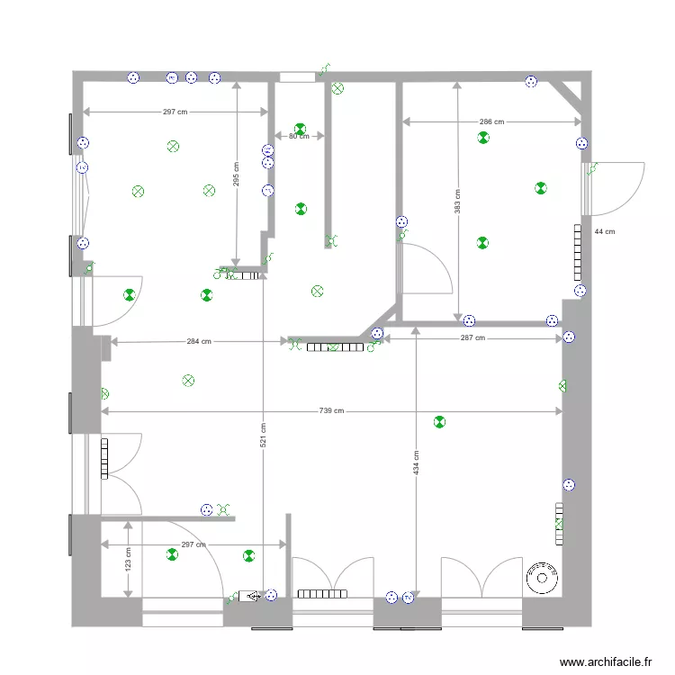 RDC Cedres 3. Plan de 