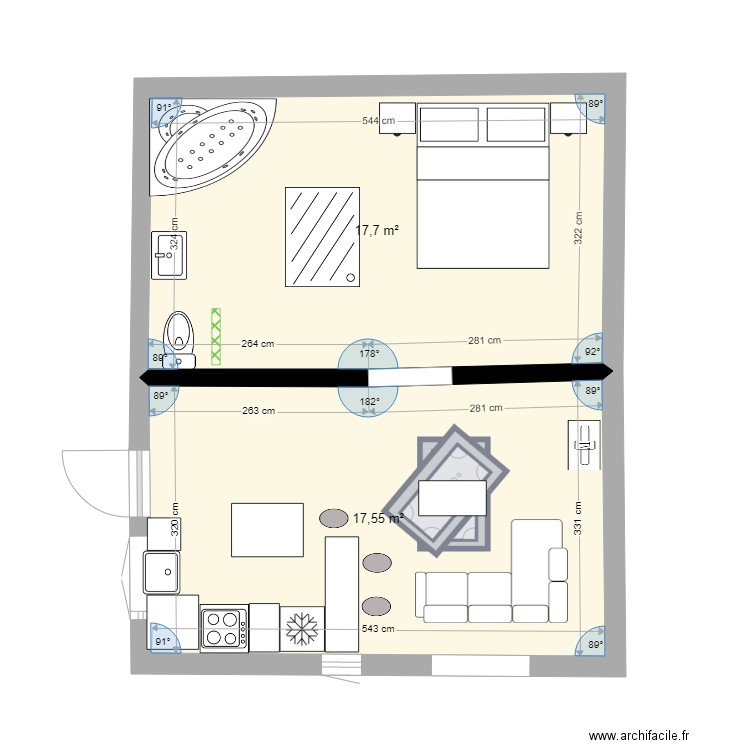 LA FERME. Plan de 0 pièce et 0 m2