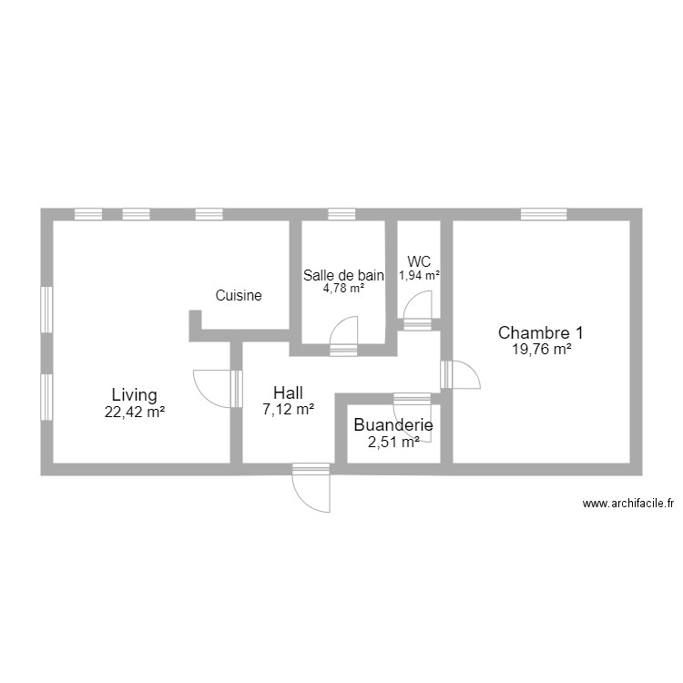 HSS. Plan de 0 pièce et 0 m2