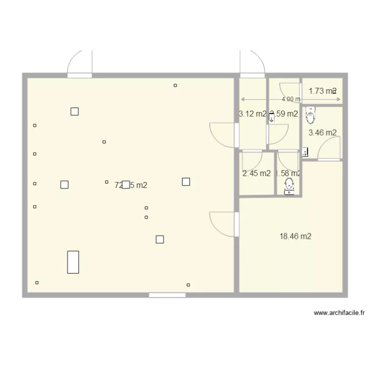 reservation labo. Plan de 