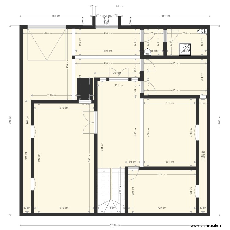 12x12 46050206 V5. Plan de 0 pièce et 0 m2