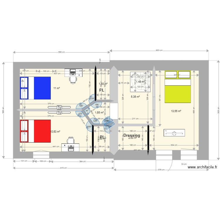 maison. Plan de 0 pièce et 0 m2