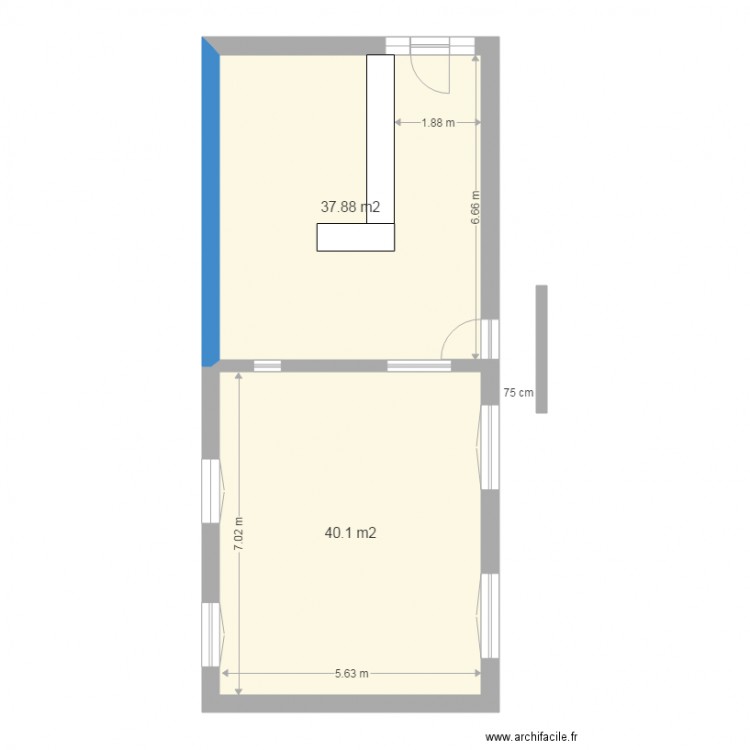 tabac Donnery. Plan de 0 pièce et 0 m2