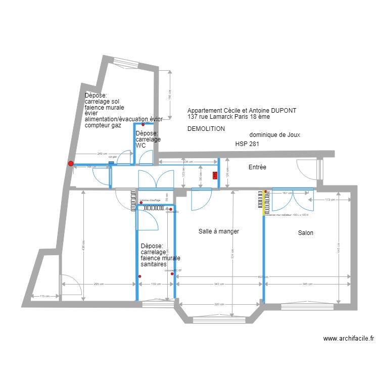 antoine et cecile D existant 28 avril. Plan de 0 pièce et 0 m2