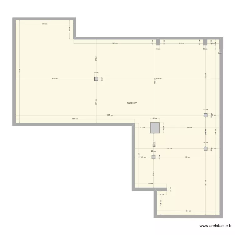 Restaurant Mokhtar. Plan de 