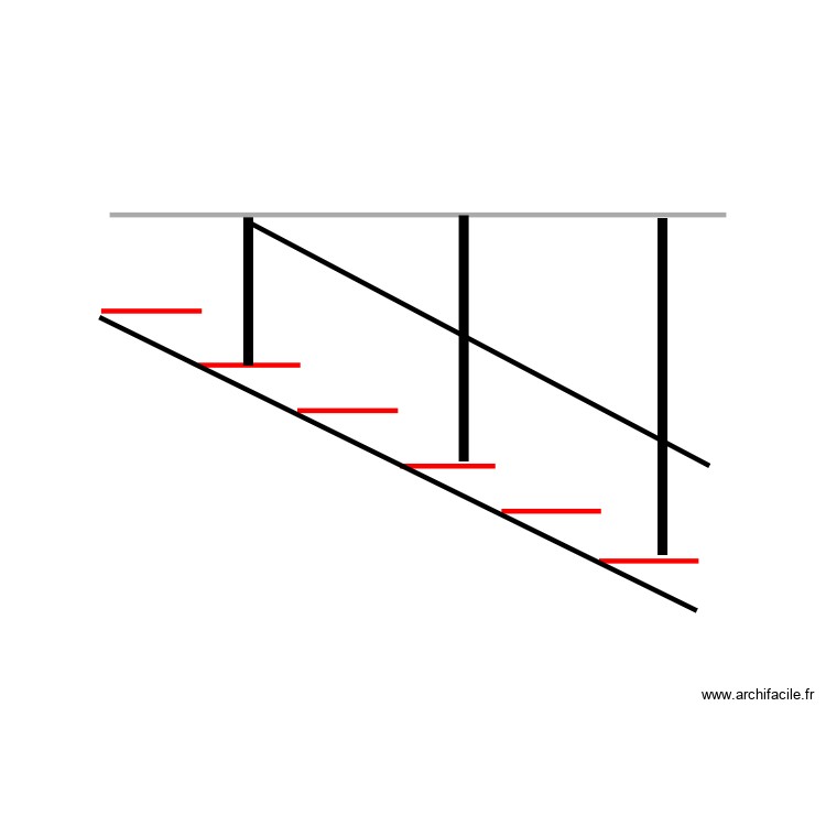 escalier. Plan de 0 pièce et 0 m2 escalier. Plan de 0 pièce et 0 m2