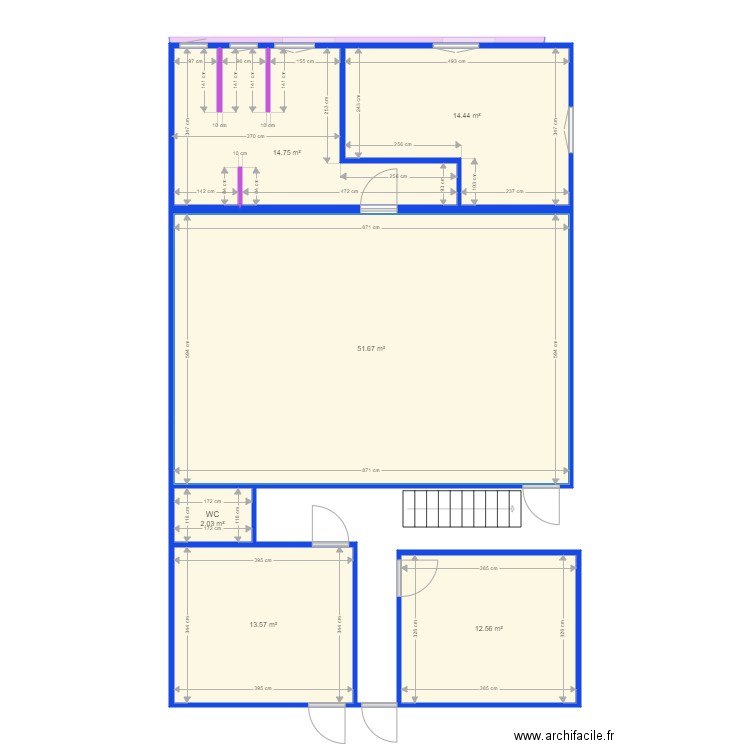 DARRIET. Plan de 0 pièce et 0 m2
