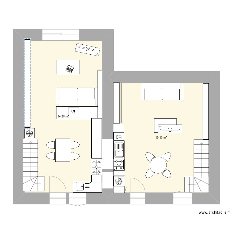 la papinière projet 4. Plan de 0 pièce et 0 m2