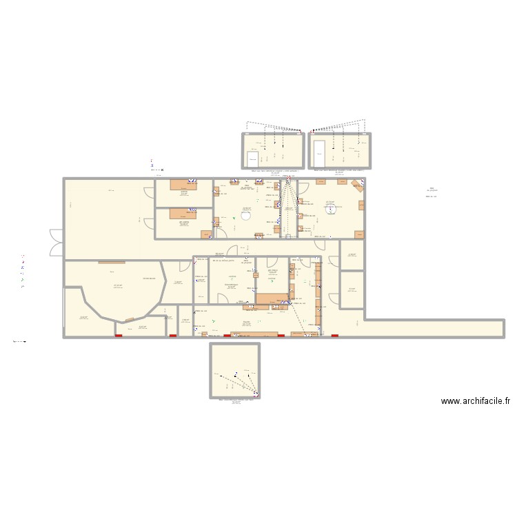 Angoulême-V9. Plan de 21 pièces et 314 m2