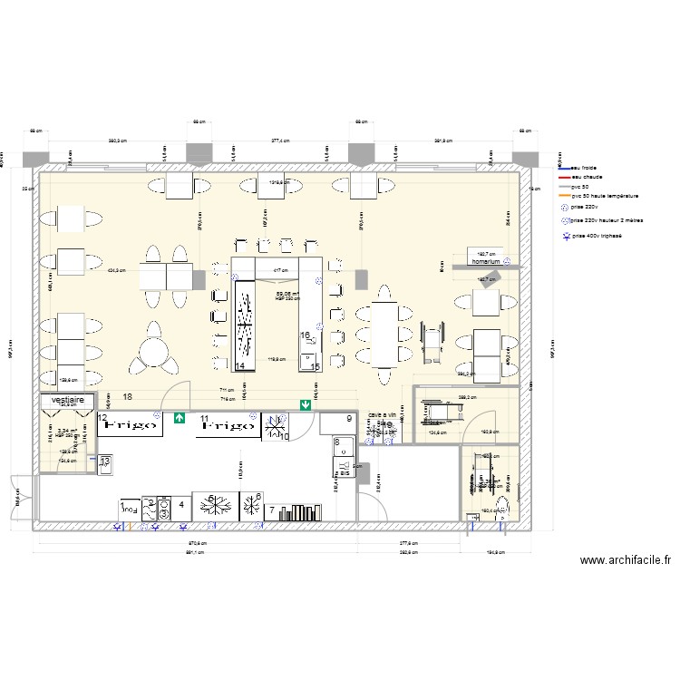 donatien malo 10.1. Plan de 3 pièces et 96 m2