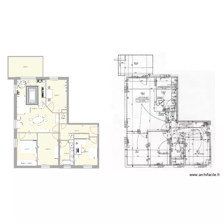 Wiwersheim. Plan de 