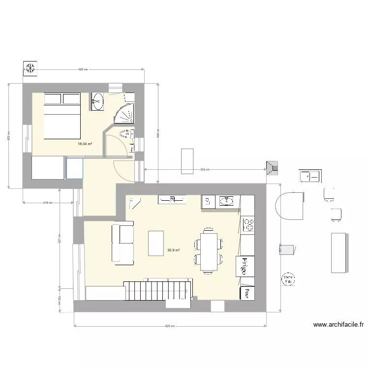 salle de bain entrée. Plan de salle de bain entrée. Plan de