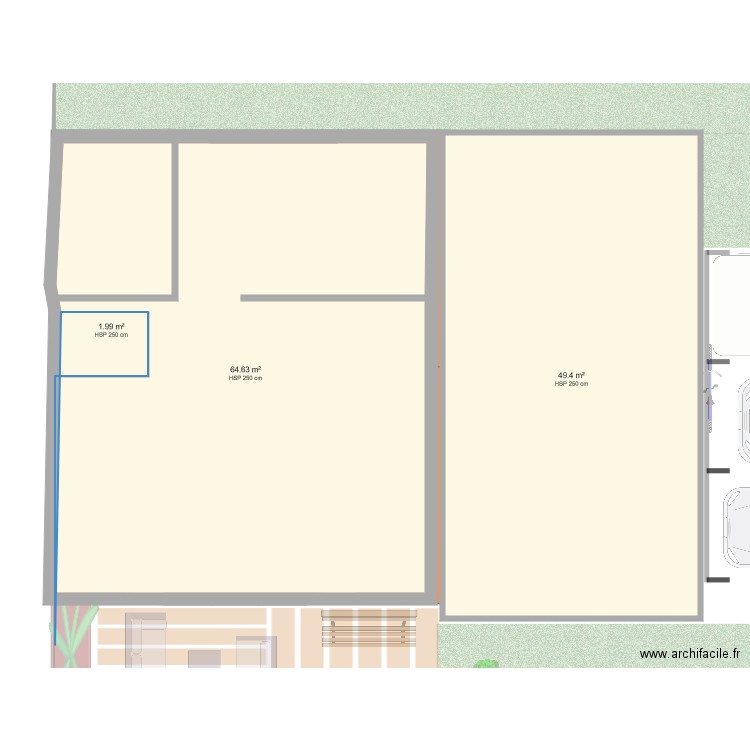 ETAGE. Plan de 0 pièce et 0 m2