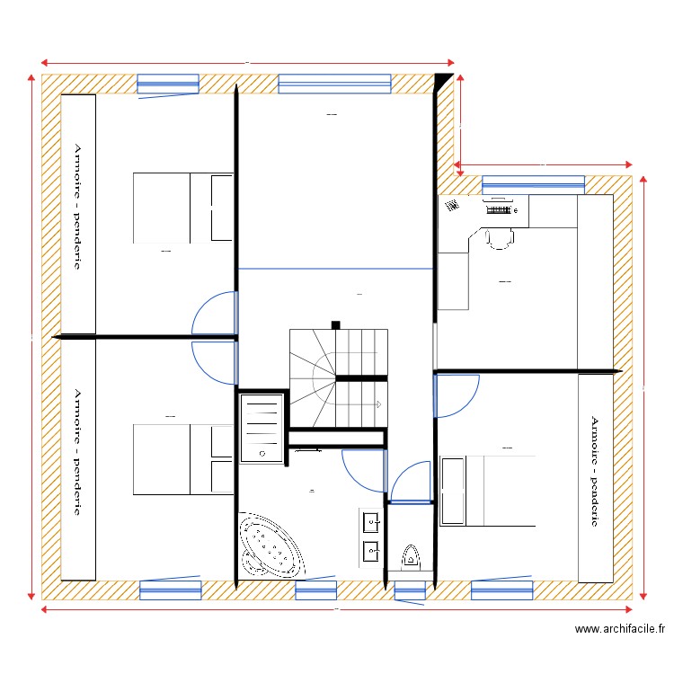 Plan Maçon validé. Plan de 0 pièce et 0 m2