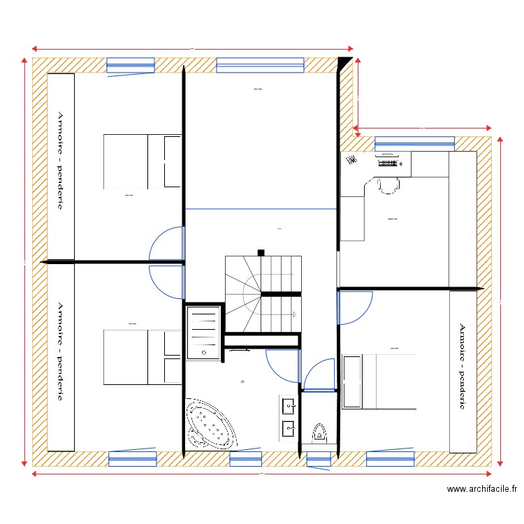 Plan Maçon validé. Plan de 0 pièce et 0 m2