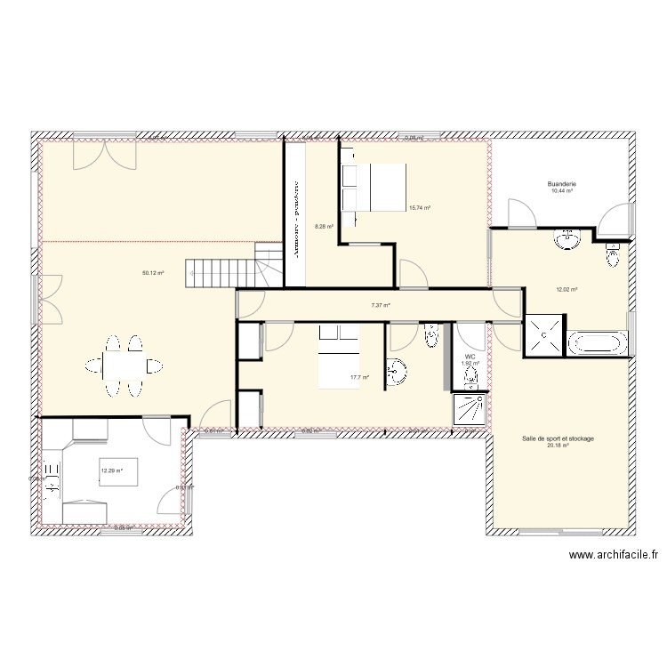 CISLAGHI projet bis . Plan de 0 pièce et 0 m2