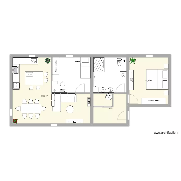 Appartement Cholet / Projet Logement. Plan de 