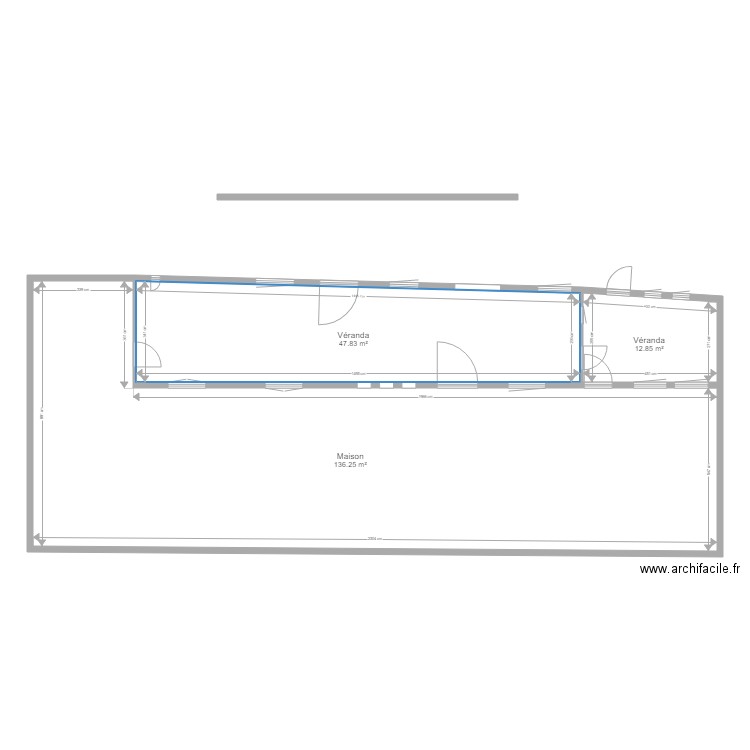 plan existant. Plan de 0 pièce et 0 m2