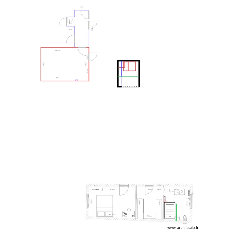 ext. Plan de 15 pièces et 58 m2