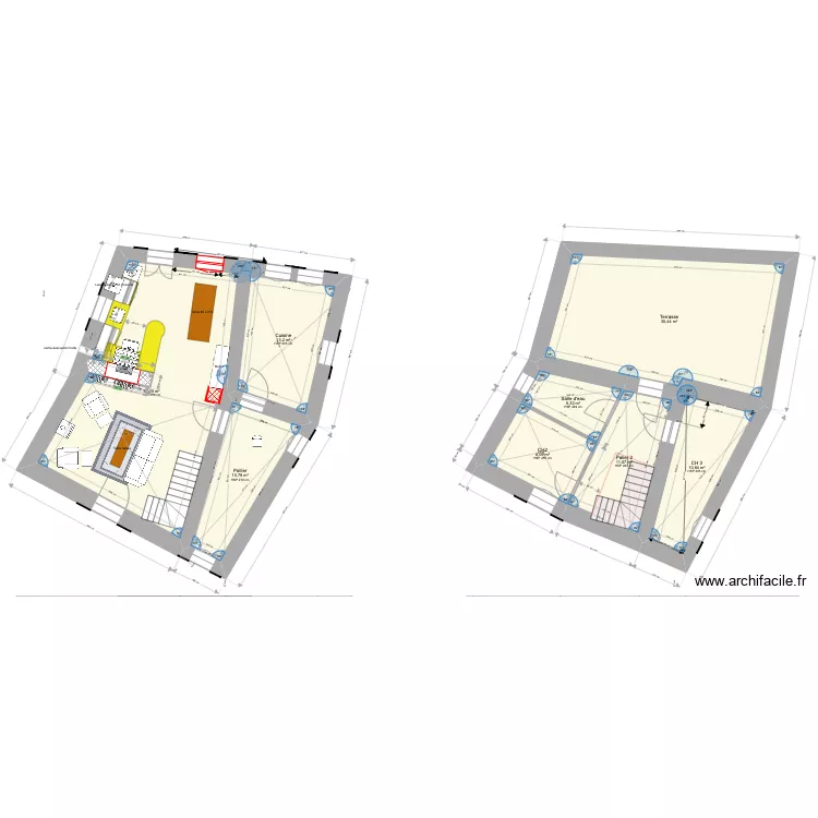 9_plan_projet CH Amis 1_Rivi&egrave;res. Plan de 