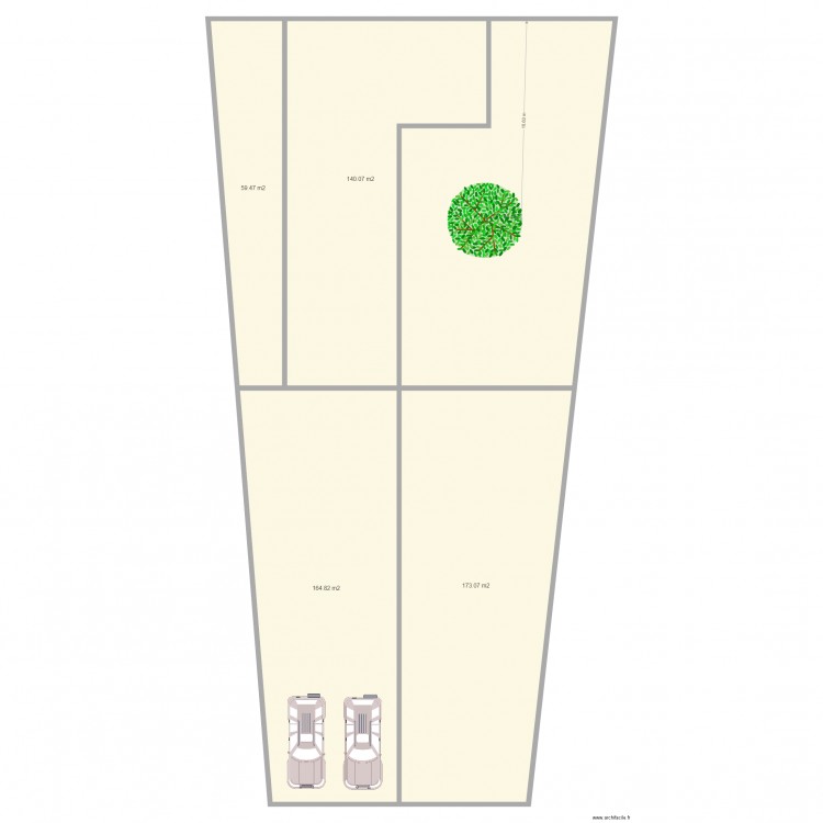 plan exacte essai volume. Plan de 0 pièce et 0 m2