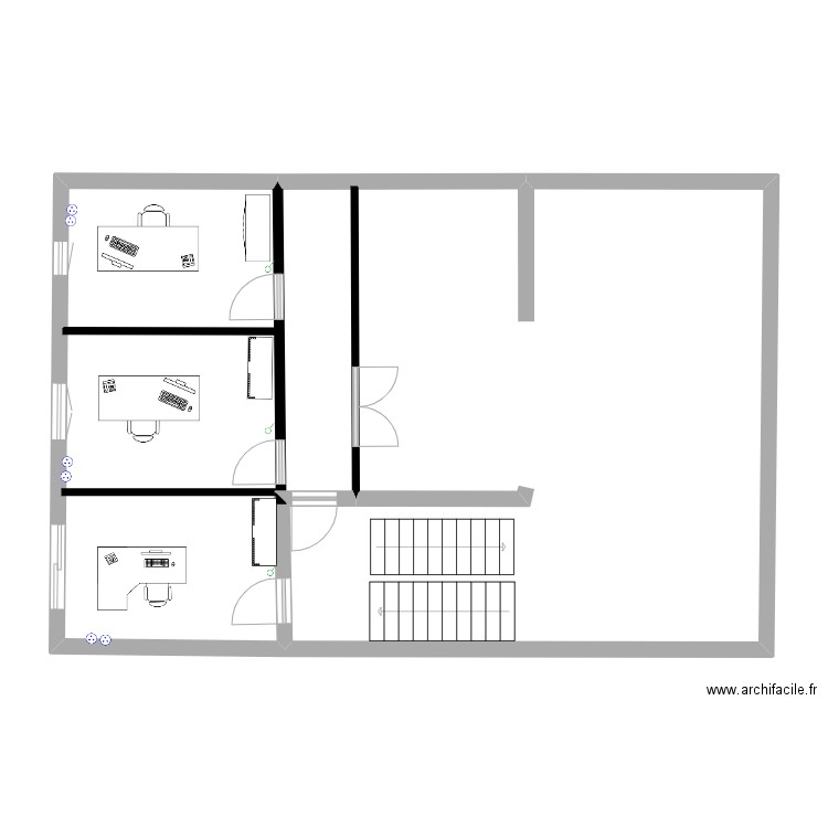 CTM Egly bureaux. Plan de 0 pièce et 0 m2