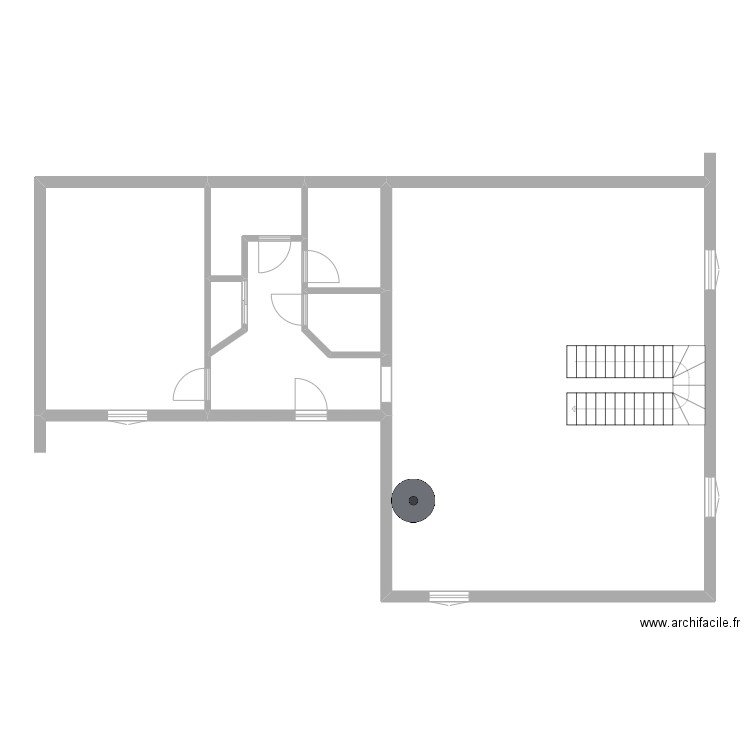 RILLIER RDC. Plan de 0 pièce et 0 m2