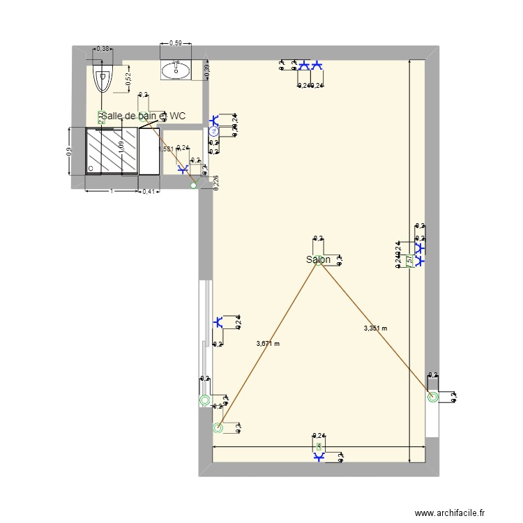 plan  électrique projet 