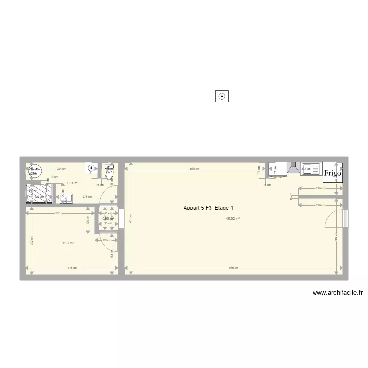 pierre de bresse Le moulin Appart 5 F3 1 Etage. Plan de pierre de bresse Le moulin Appart 5 F3 1 Etage. Plan de