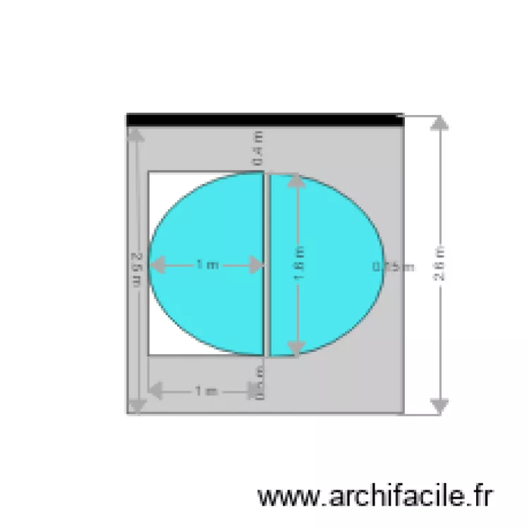 porte separation salon v4 cote suite . Plan de 