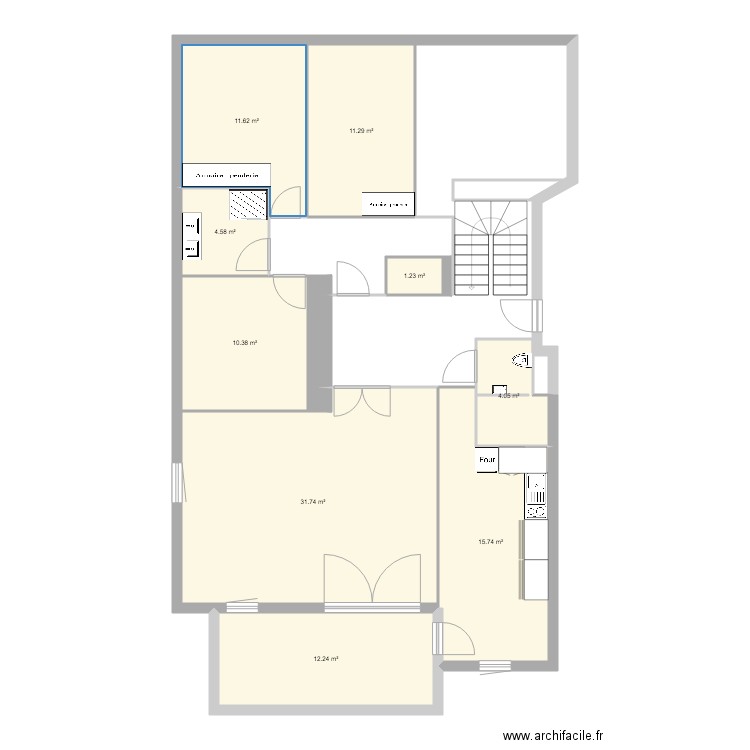 appartement dufly 2. Plan de 0 pièce et 0 m2