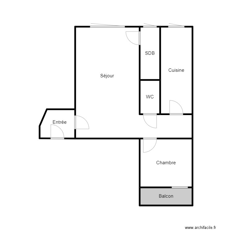 Plan Chabriw. Plan de 0 pièce et 0 m2