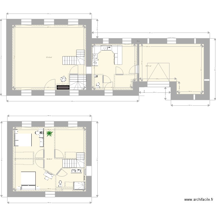 Maison La Bigottière Oliveau 2. Plan de 0 pièce et 0 m2