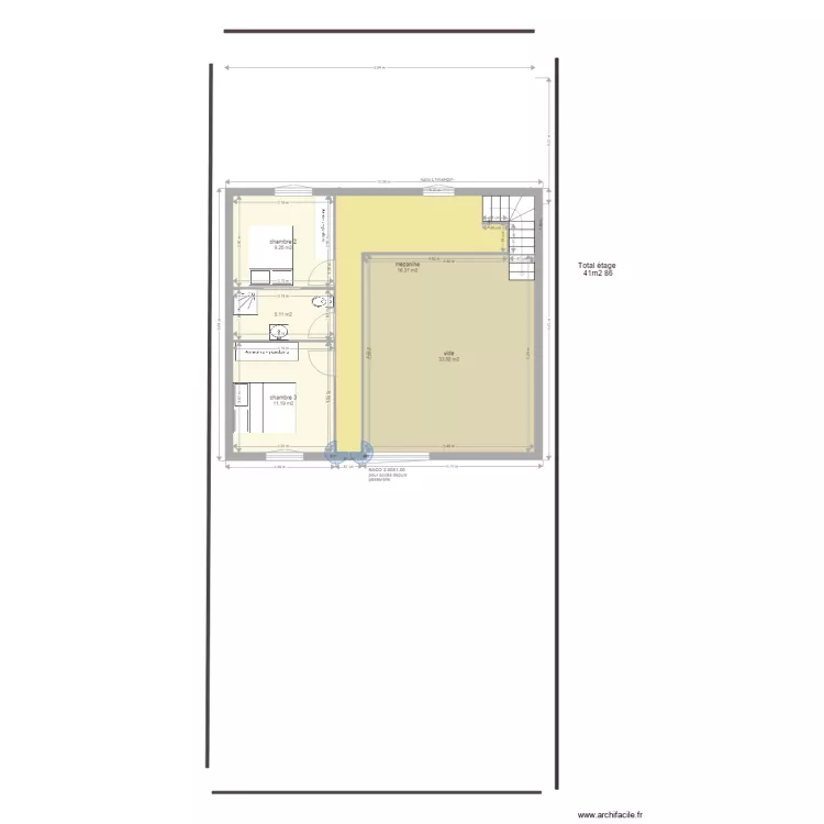 tout dernier plan sandy &eacute;tage . Plan de 