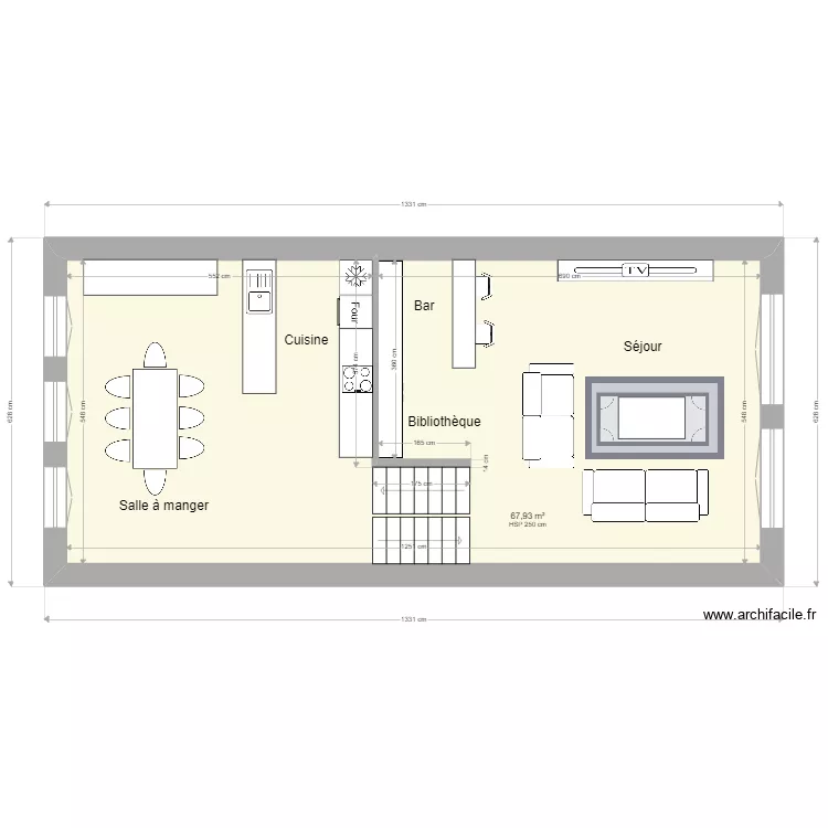 maison A pour villas 2 dec22  living version paliers. Plan de 
