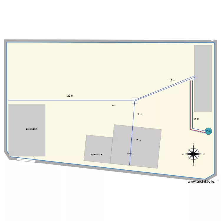 Maisoncelles en Brie Puit. Plan de Maisoncelles en Brie Puit. Plan de