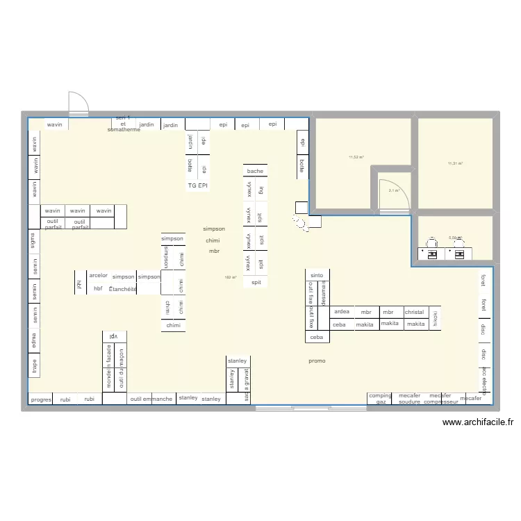 l isle sur sorgue . Plan de 