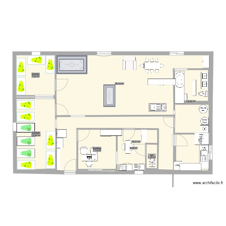 Micro créche. Plan de 0 pièce et 0 m2
